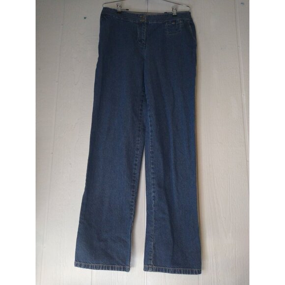 J. Jill Denim - J. Jill Jeans Genuine Fit Womens Sz 8T 8 Tall Straight Leg Denim Below Waist